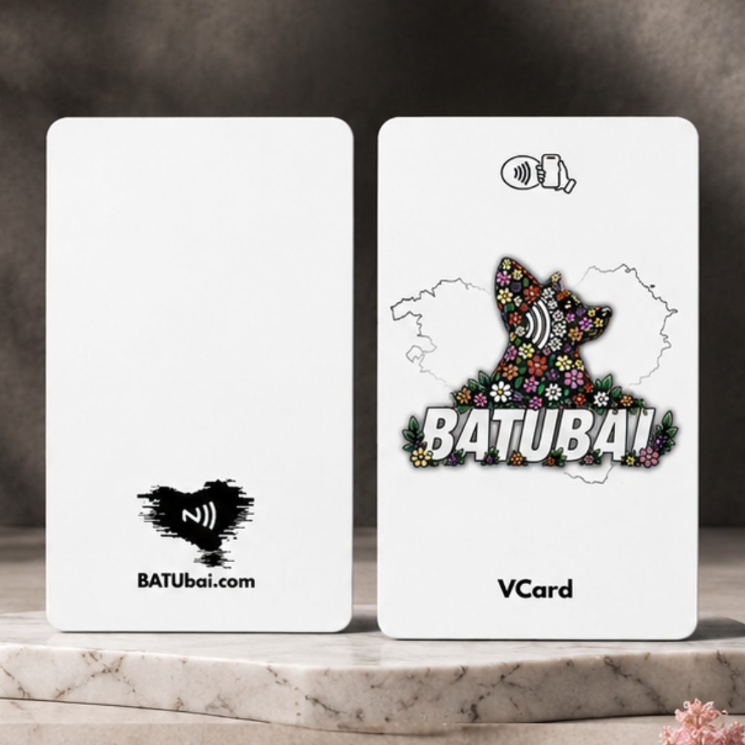 Tarjeta Batu Estandar Perfíl Digital Trajeta de Visita Digital Trajeta Nfc Moderna Diseño Único