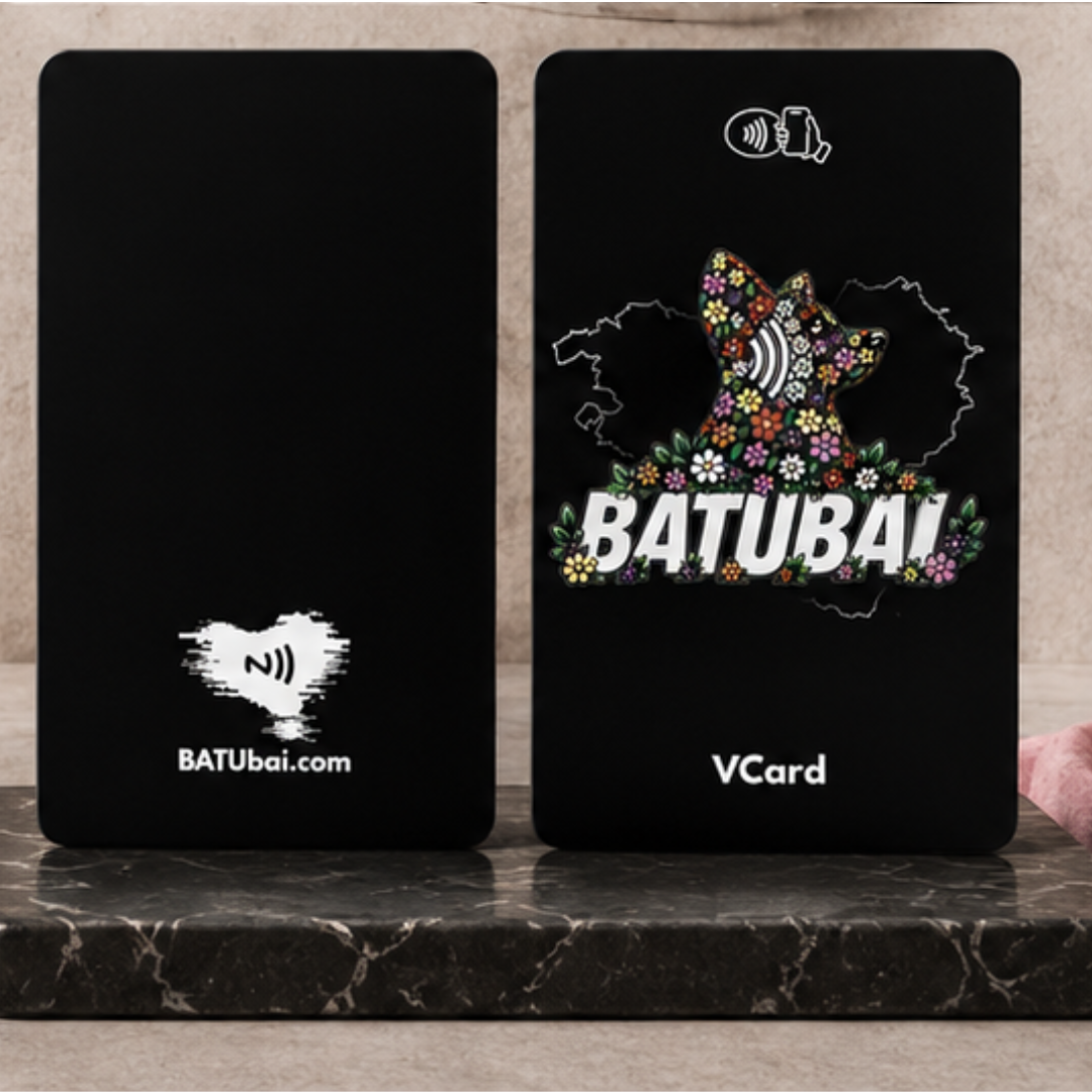 Tarjeta Batu Estandar Perfíl Digital Trajeta de Visita Digital Trajeta Nfc Moderna Diseño Único